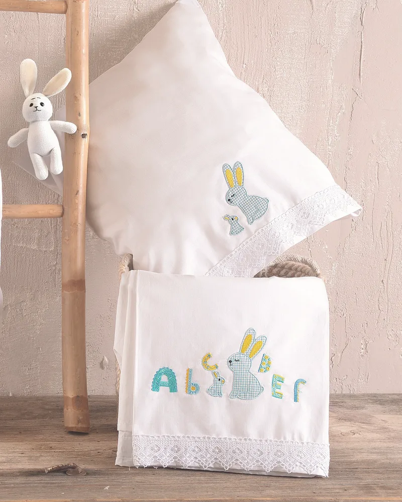 Σετ Σεντόνια Κούνιας (105Χ160) Miffy Ciel, Rythmos Home
