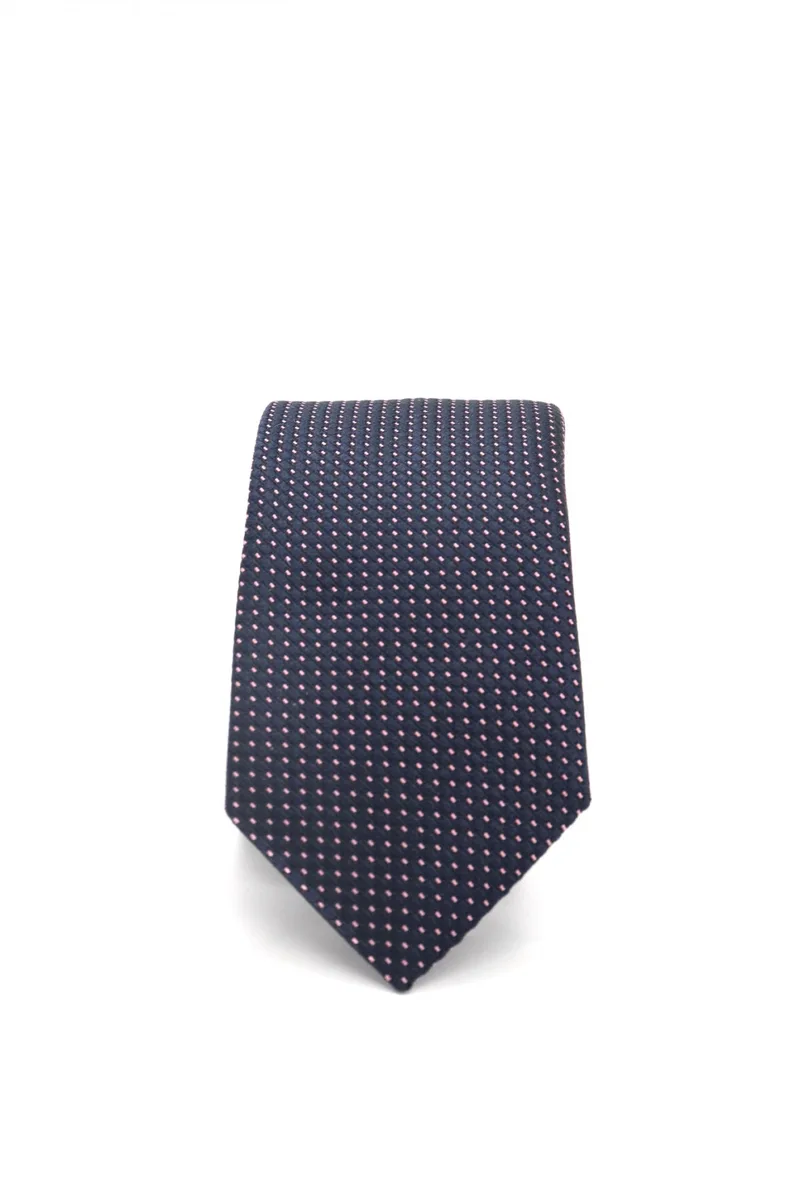 HUGO ΓΡΑΒΑΤΑ TIE CM 6 ΣΚΟΥΡΟ ΜΠΛΕ