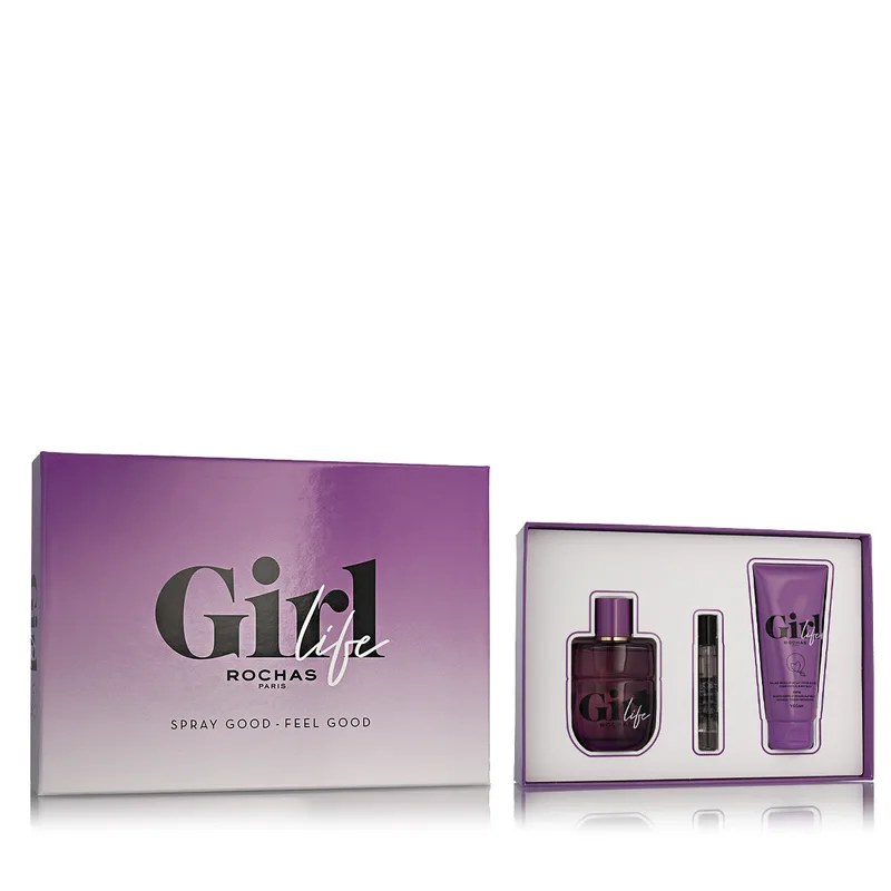 Rochas Girl Life EDP 75 ml + EDP MINI 7,5 ml + Body Balm 100 ml (woman) 1 pcs