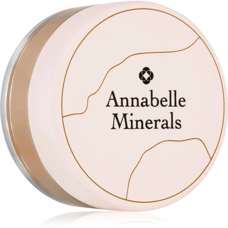 Annabelle Minerals Radiant Mineral Foundation μεταλλικό μεικ απ πούδρας για λαμπρή επιδερμίδα απόχρωση Golden Medium 4 γρ