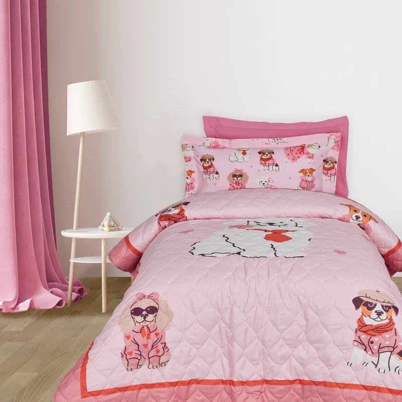 Παιδικό Κουβερλί Μονό Das Home 4938 Ροζ 160x220