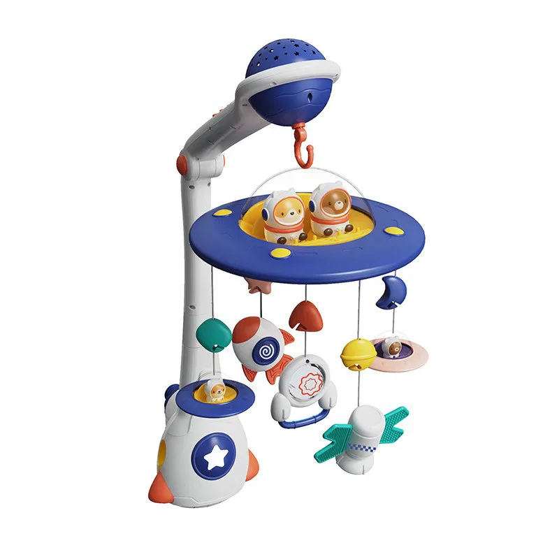 Μουσικό Κρεβατιού Με Προβολέα Bebe Stars Spaceship 860-120