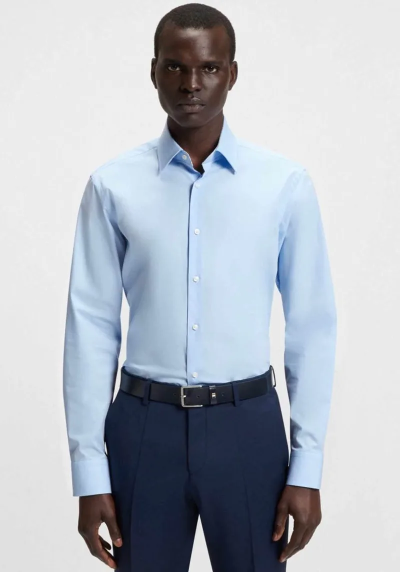 BOSS Πουκάμισο της σειράς H JOE - 50545075 452 Light Pastel Blue