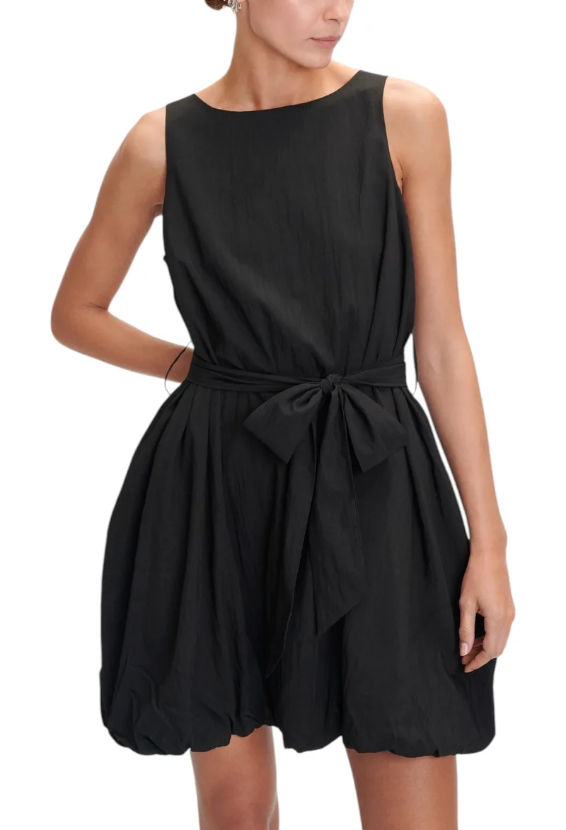 Φόρεμα Ale Μίνι Αμάνικο Balloon 8920753-BLACK Γυναικείο