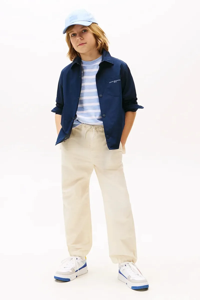 Παιδικό βαμβακερό παντελόνι Tommy Hilfiger