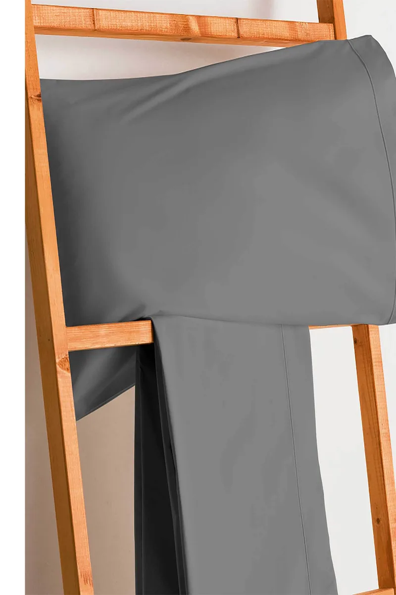 Vesta σεντόνι king size 280 x 280 cm "Synthesis-517" - 000011461 Γκρι