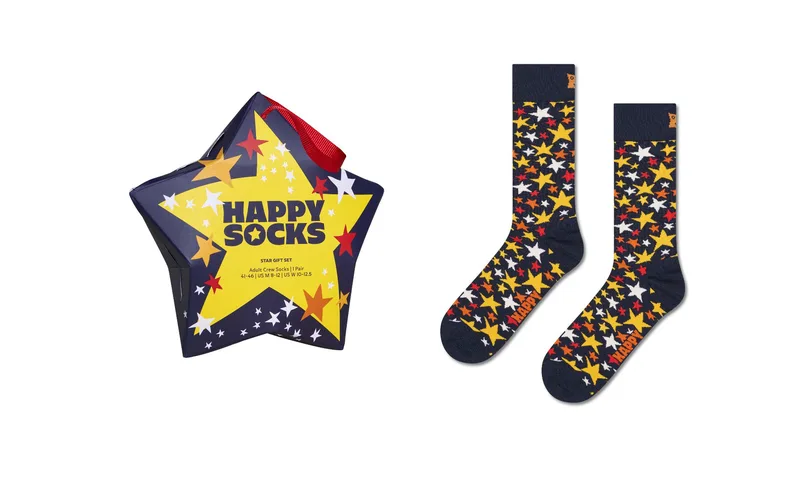 Happy Socks Star Gift Set Socks (Size: 36-40)