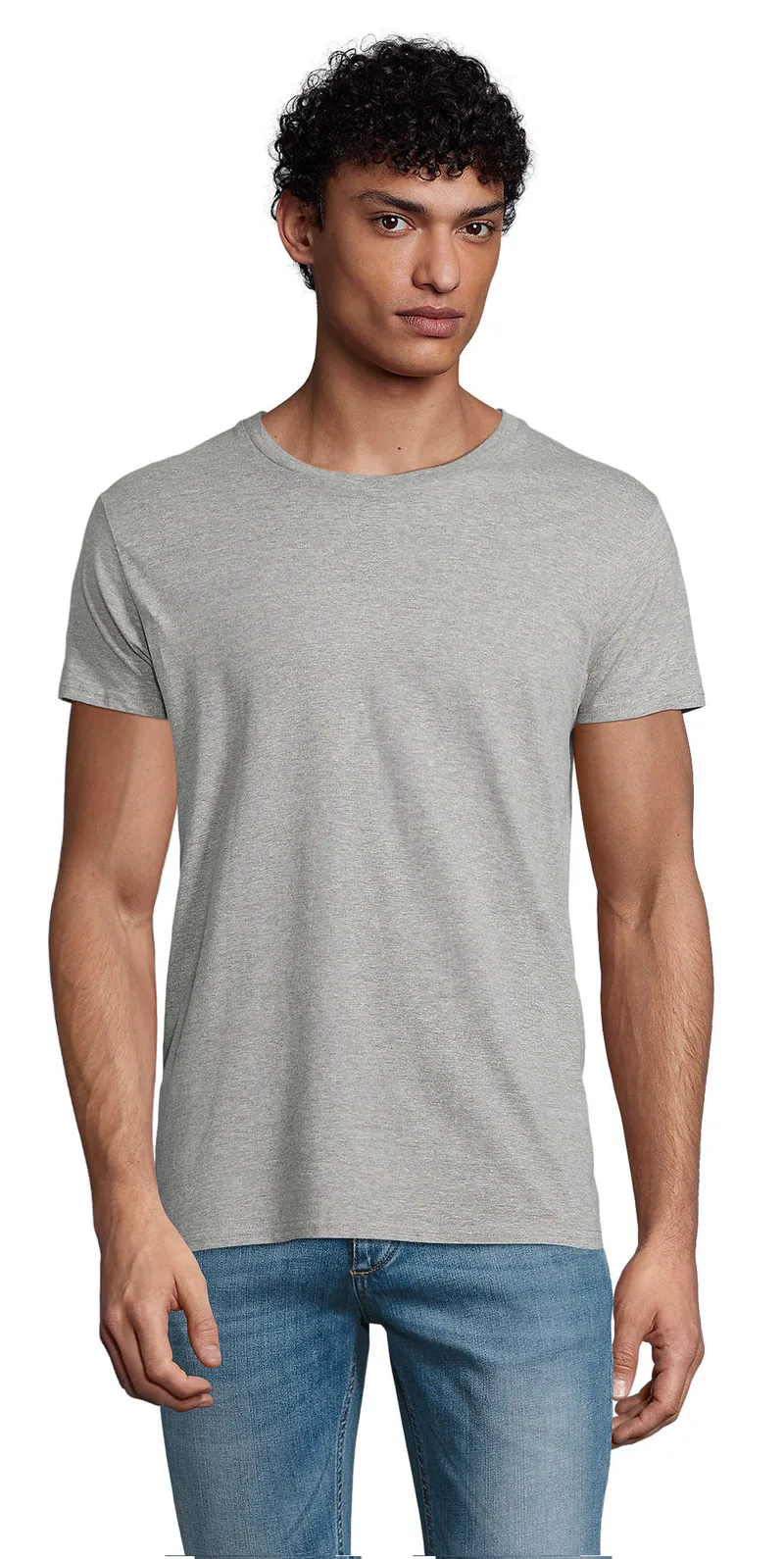 Ανδρικό οργανικό T-shirt Sol's Pioneer Men - 03565 Grey Melange