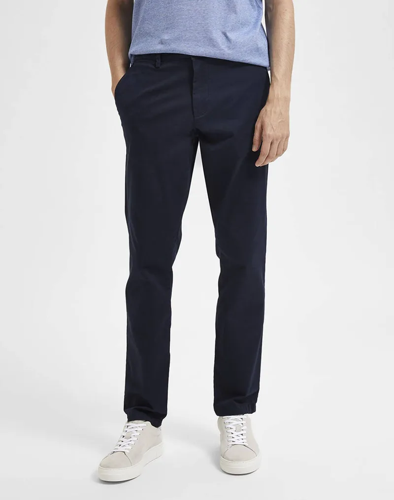 SELECTED SLH175-SLIM NEW MILES FLEX PANT NOOS 16087663-Dark Sapphire NavyBlue