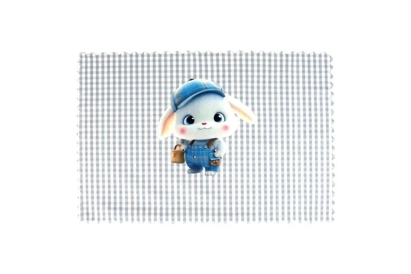 Σουπλά Φαγητού Dimcol Cap Bunny 38 35X50 Γκρι
