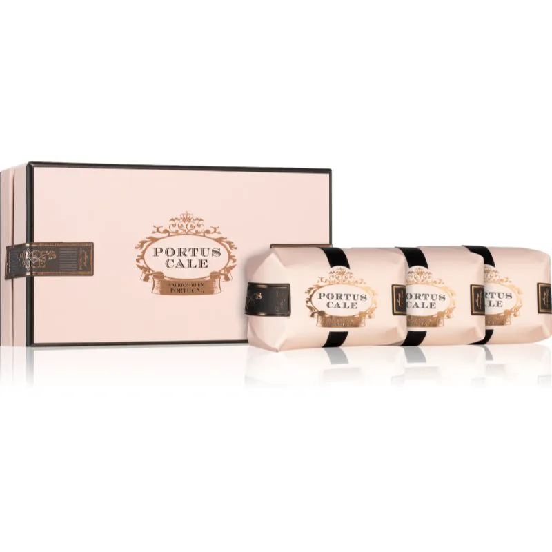 Castelbel Portus Cale Rosé Blush Μπάρα σαπουνιού σετ δώρου 3x150 γρ