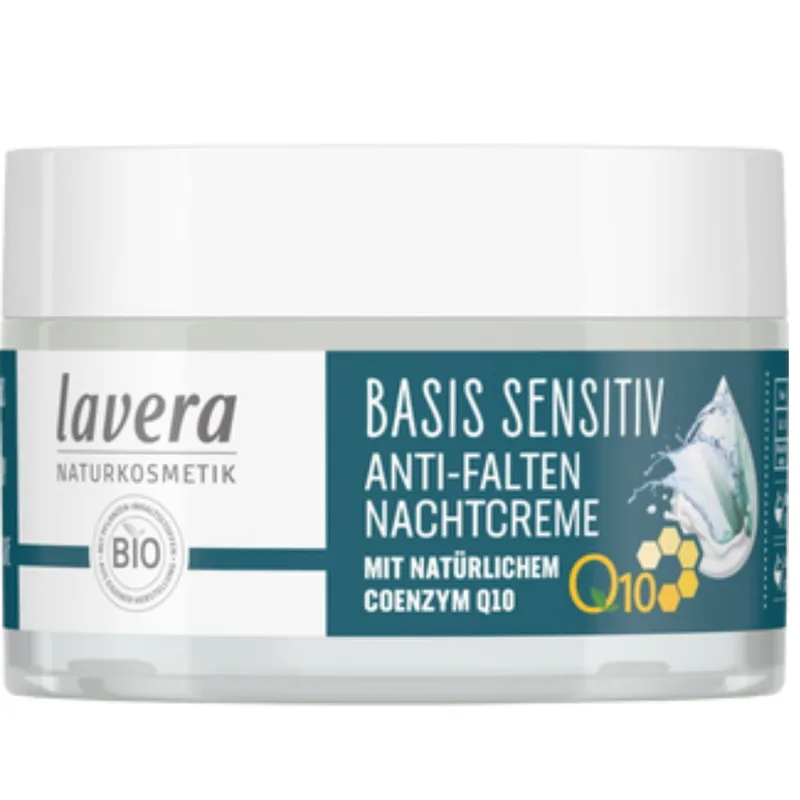 Lavera basis sensitiv - Anti-Wrinkle Night Cream Q10, 50 ml