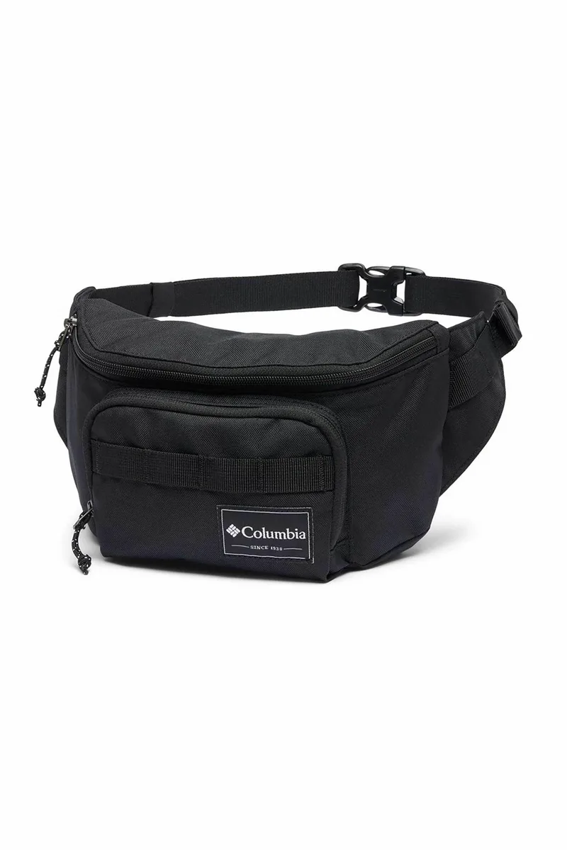 Columbia unisex τσαντάκι μέσης με logo print "Zigzag" - 1890911015TEM Μαύρο