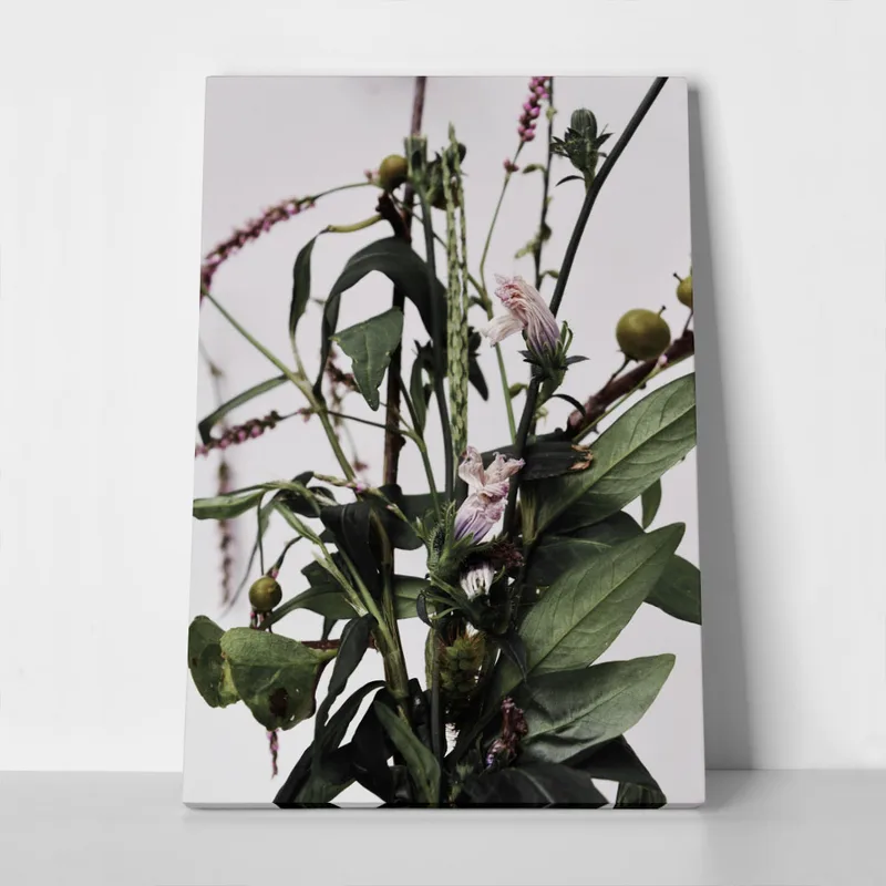 Πίνακας σε Καμβά RUSTIC FARMHOUSE FLOWERS 2