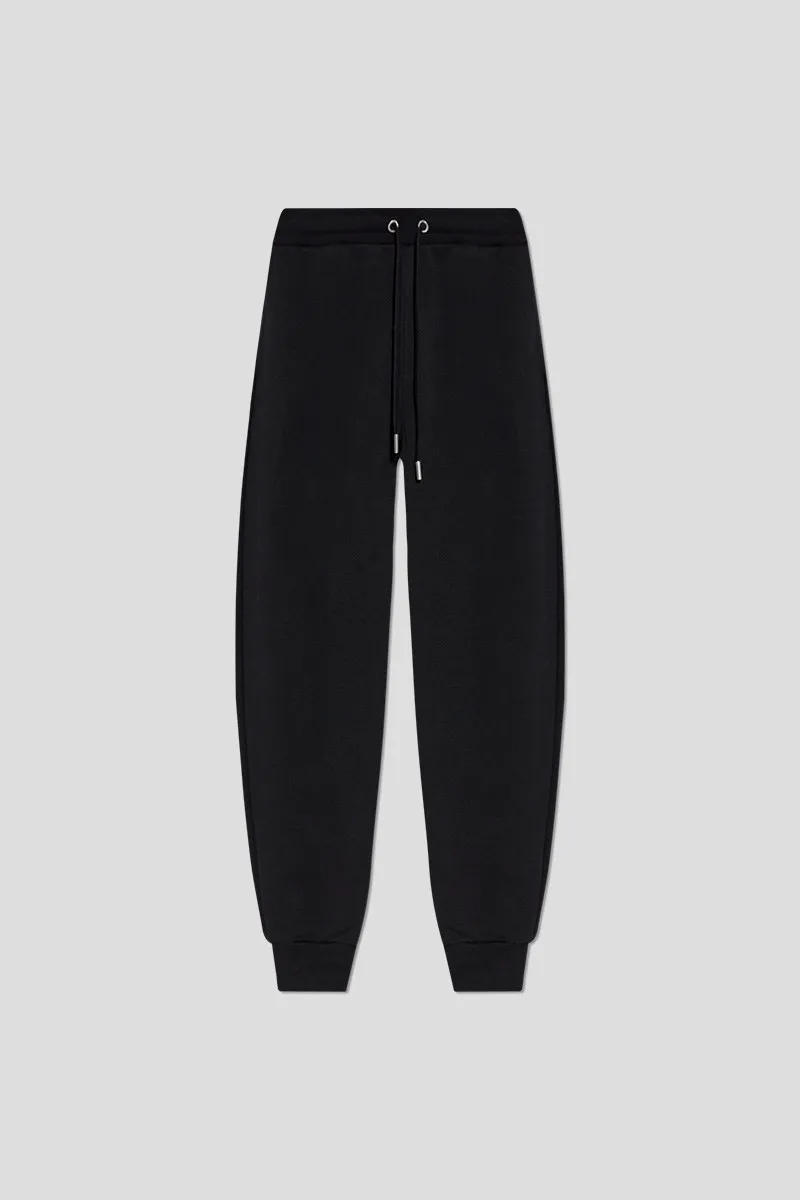 AMI PARIS Ανδρικό Μαύρο Black Cotton Men's Sweatpants