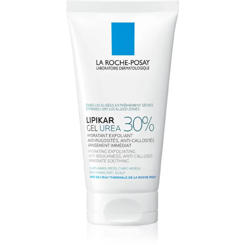 La Roche-Posay Lipikar Gel Urea 30% βαθιά ενυδατικό τζελ για το ρόζιασμα τις επιδερμίδας 50 ml