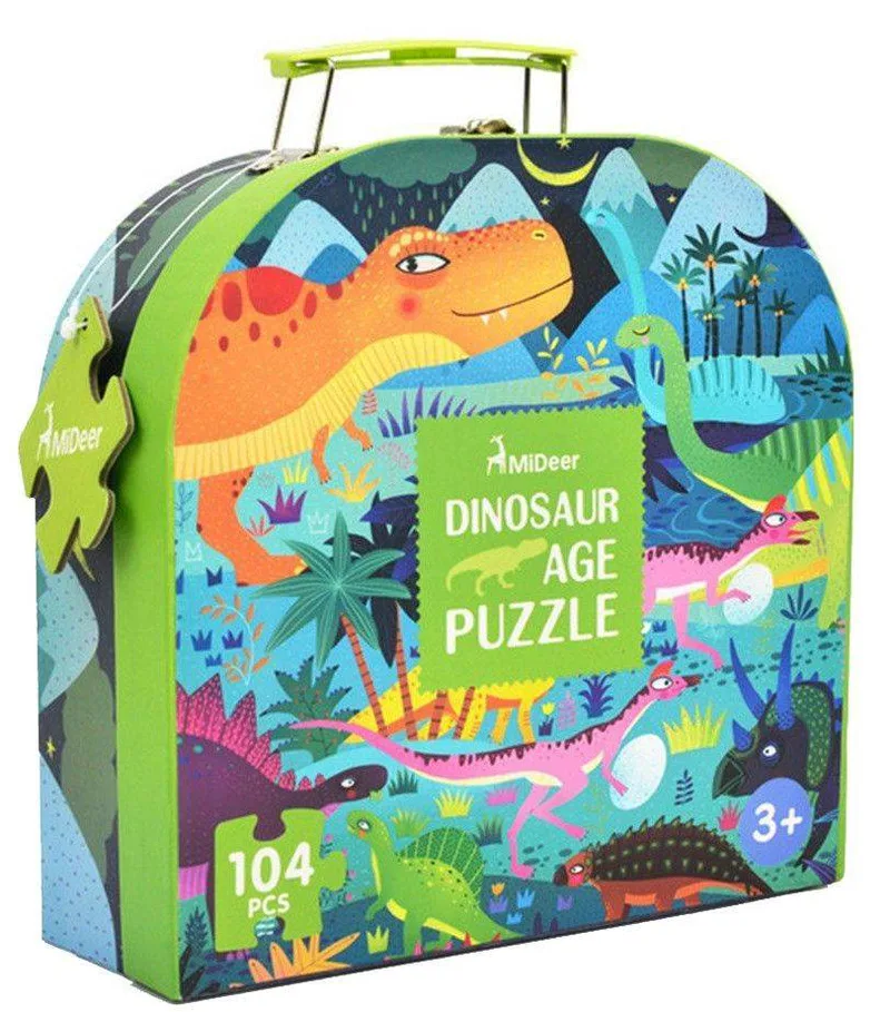 ΠΑΖΛ MIDEER DINOSAUR AGE 104 ΤΜΧ (MD3026)