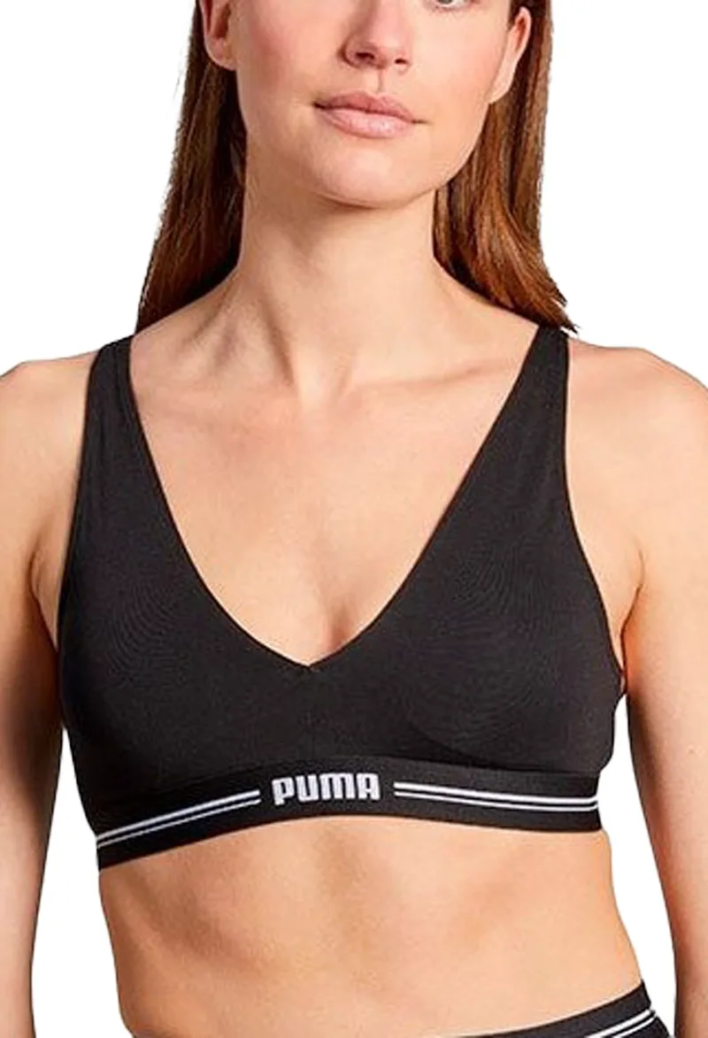 Αθλητικό Σουτιέν Puma Padded V-Neck 1P 701219357-001 Γυναικείο
