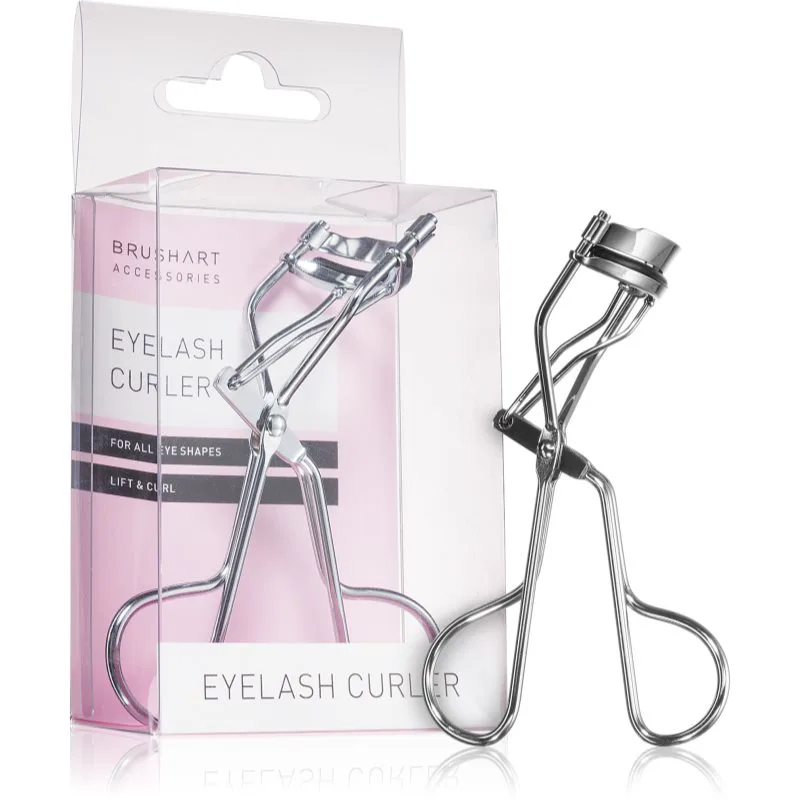 BrushArt Accessories Eyelash curler ψαλίδι για βλεφαρίδες Silver 1 τμχ
