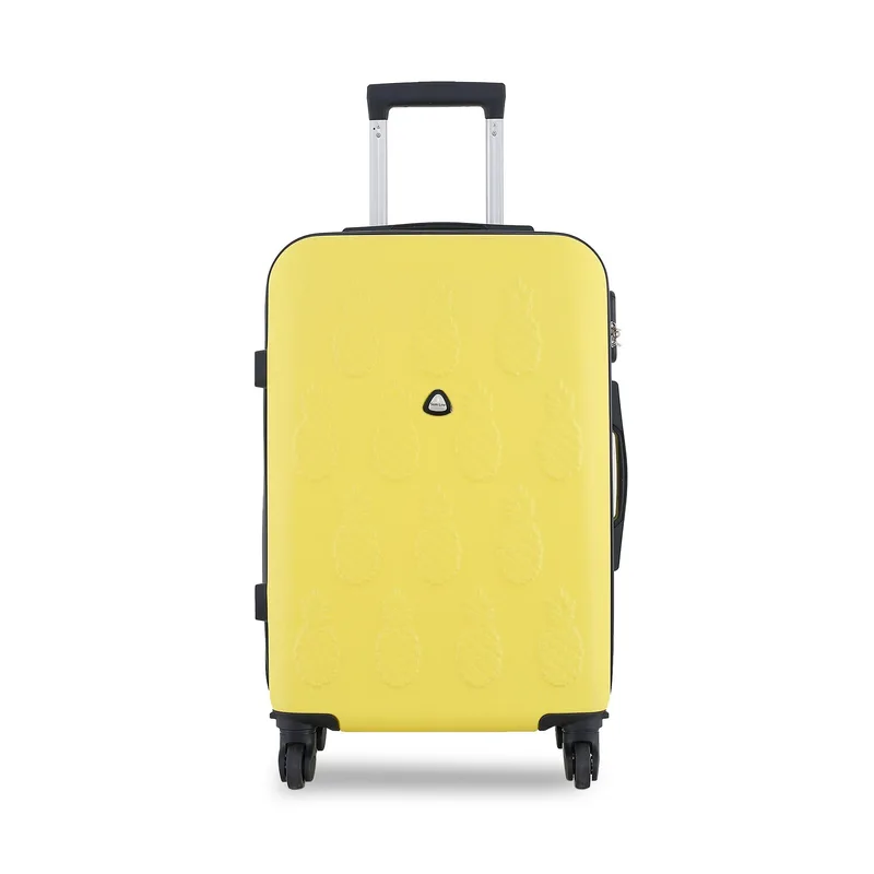 Μεγάλη Βαλίτσα Semi Line T5619-6 Κίτρινο