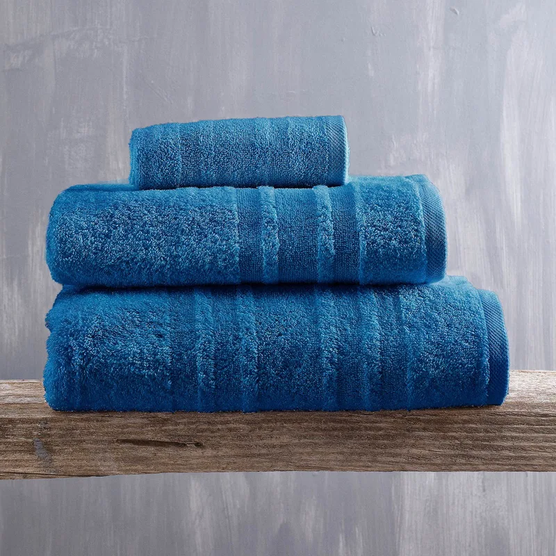Πετσέτα προσώπου (50Χ90) LAURA BLUE, RYTHMOS HOME