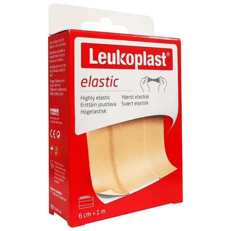 Leukoplast Elastic 6cmx1m Ελαστικό Επίθεμα για Μικροτραυματισμούς 1 Τεμάχιο