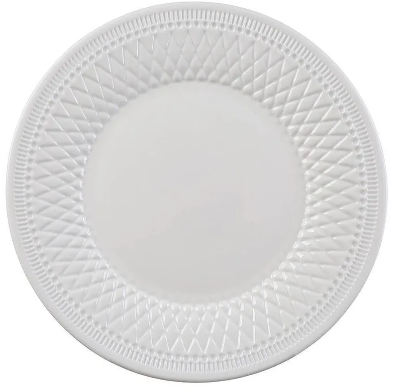 ΠΙΑΤΟ ΡΗΧΟ LUMINARC ALIZEE PERLE ΣΤΡΟΓΓΥΛΟ ΛΕΥΚΟ (28CM)