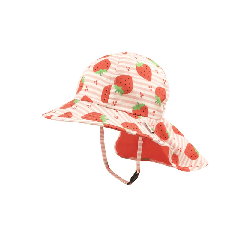 Αντηλιακό Cape Καπέλο 2-4 Ετών UPF50 Sunhat Strawberry Zoocchini ZOO15061 (Μέγεθος: 2-4 Ετών) - Zoocchini - ZOO15061-2-4Y