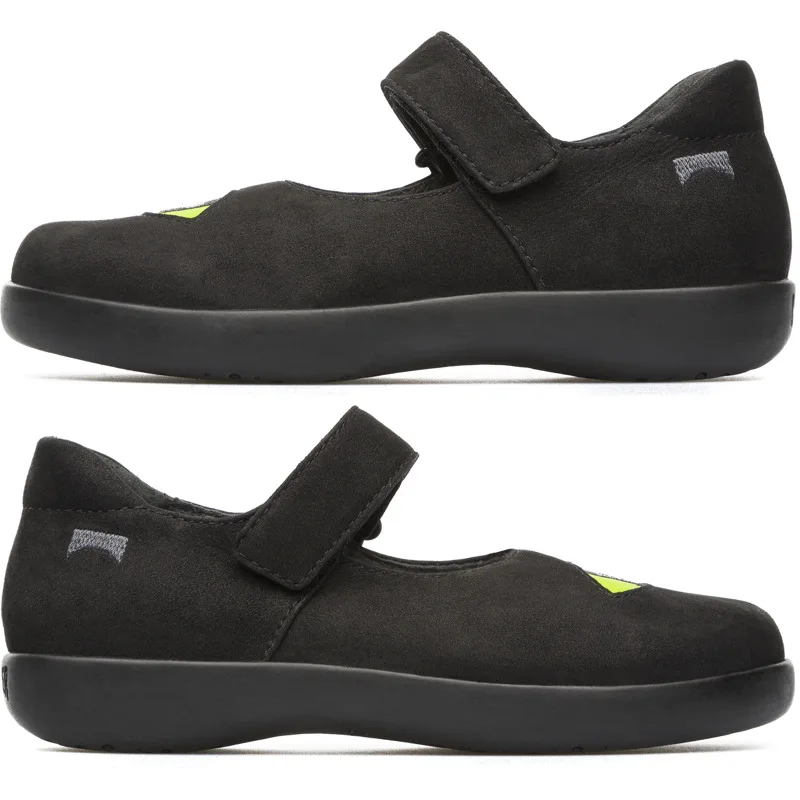 CAMPER Twins - Μπαλαρίνες Για - Μαύρο, Μέγεθος 28, Suede