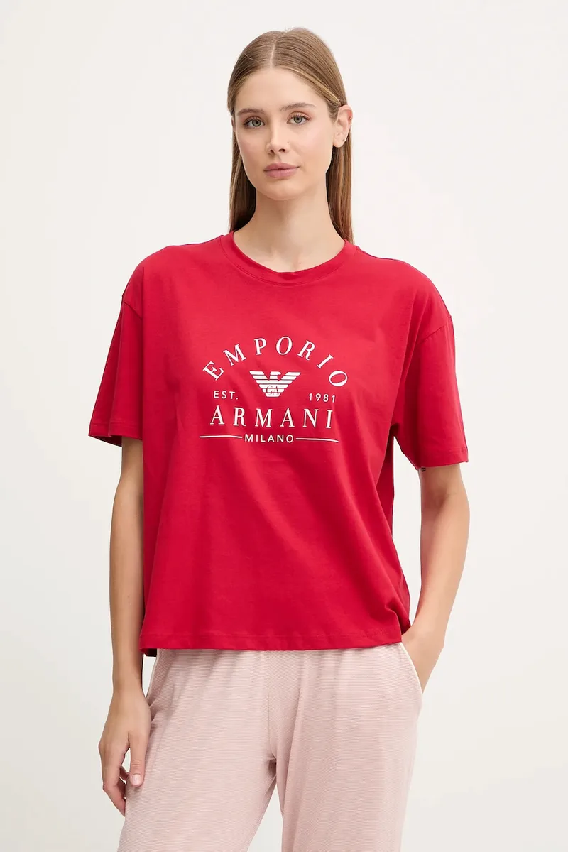 Βαμβακερό lounge t-shirt Emporio Armani Underwear