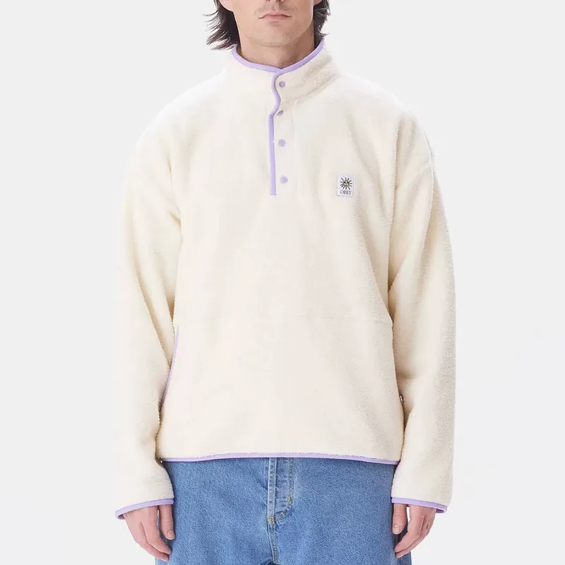 Obey Rays Mockneck Polar Fleece Ανδρικό Half-Zip Φούτερ (9000162186_63224)