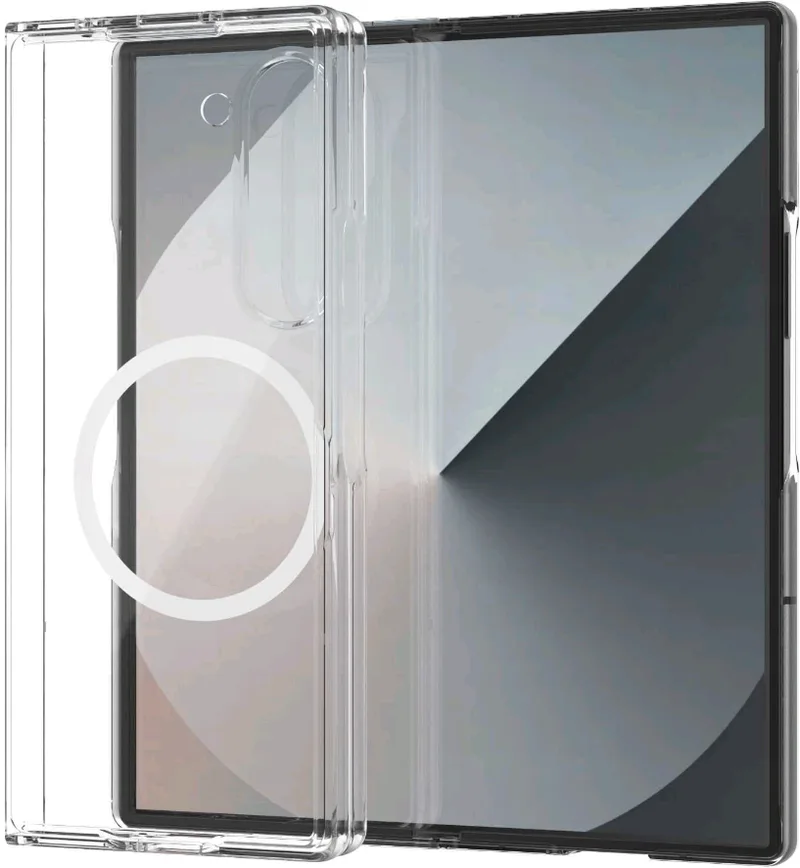 Διάφανη Σκληρή Θήκη MagSafe - Samsung Galaxy Z Fold6 - Spacecase Crystal MagCase - 2mm - Clear (5905719110857)
