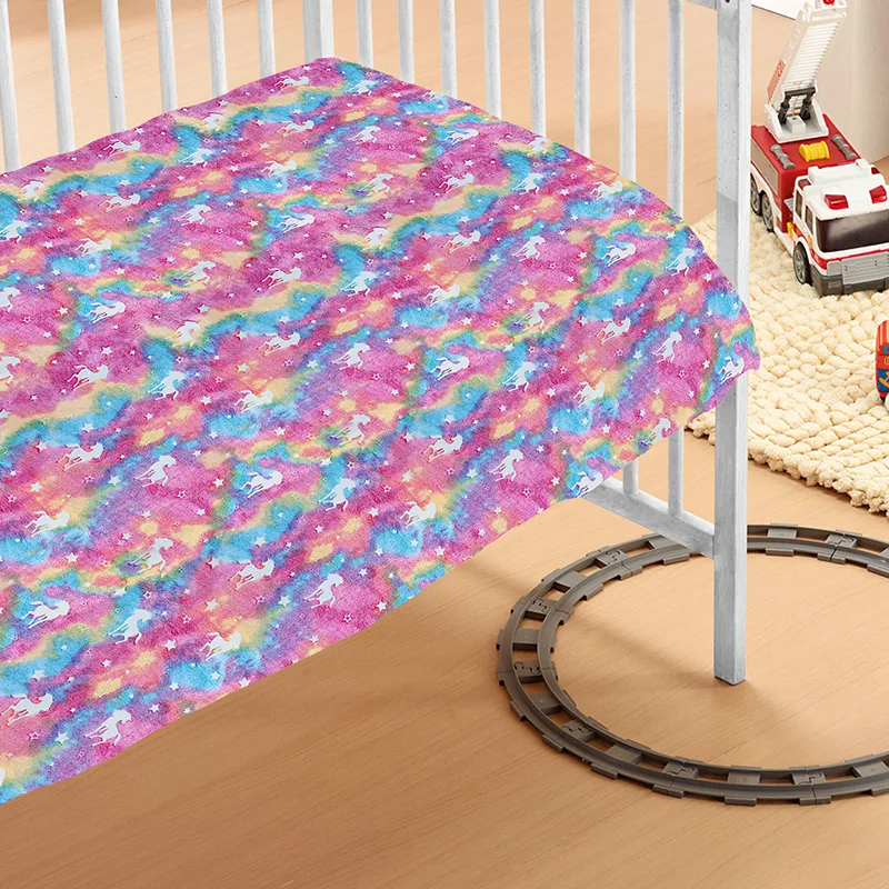 Κουβέρτα Fleece Κούνιας 110X140 Dimcol Unicorn (110x140)