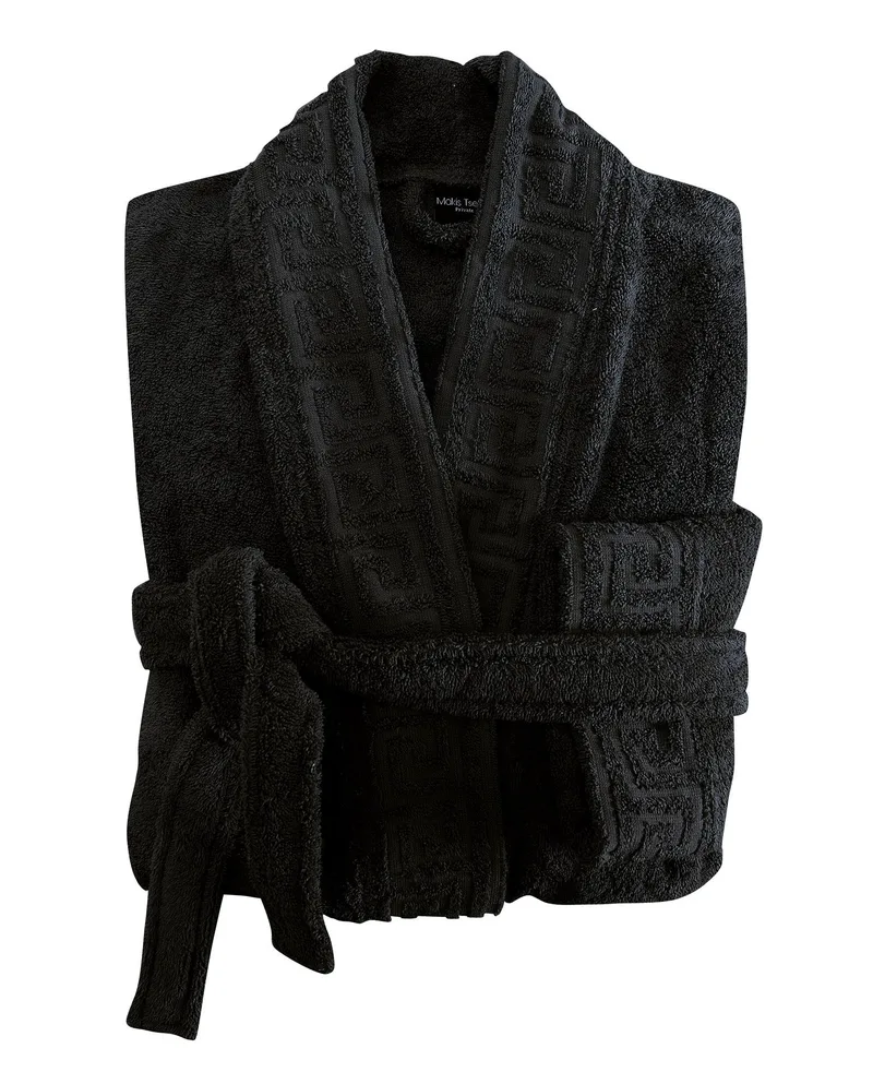 Μπουρνούζι Makis Tselios Greek2 Black Large