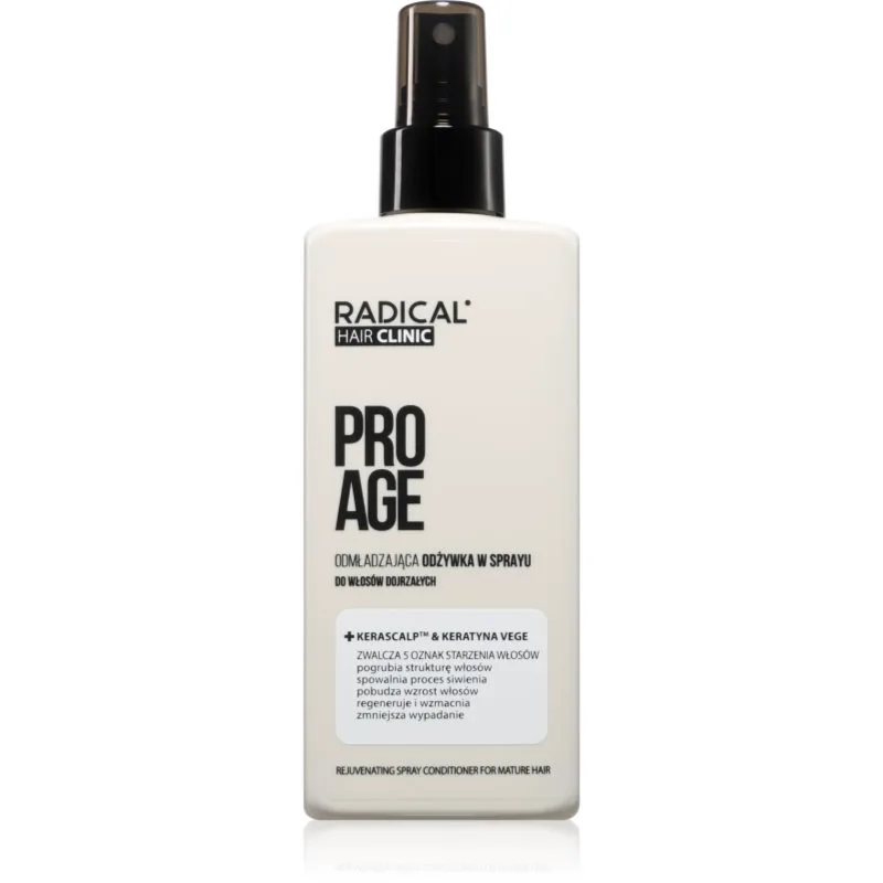 Farmona Hair Clinic Pro Age Rejuvenating Spray Conditioner κοντίσιονερ χωρίς ξέβγαλμα για ώριμα μαλλιά 200 ml
