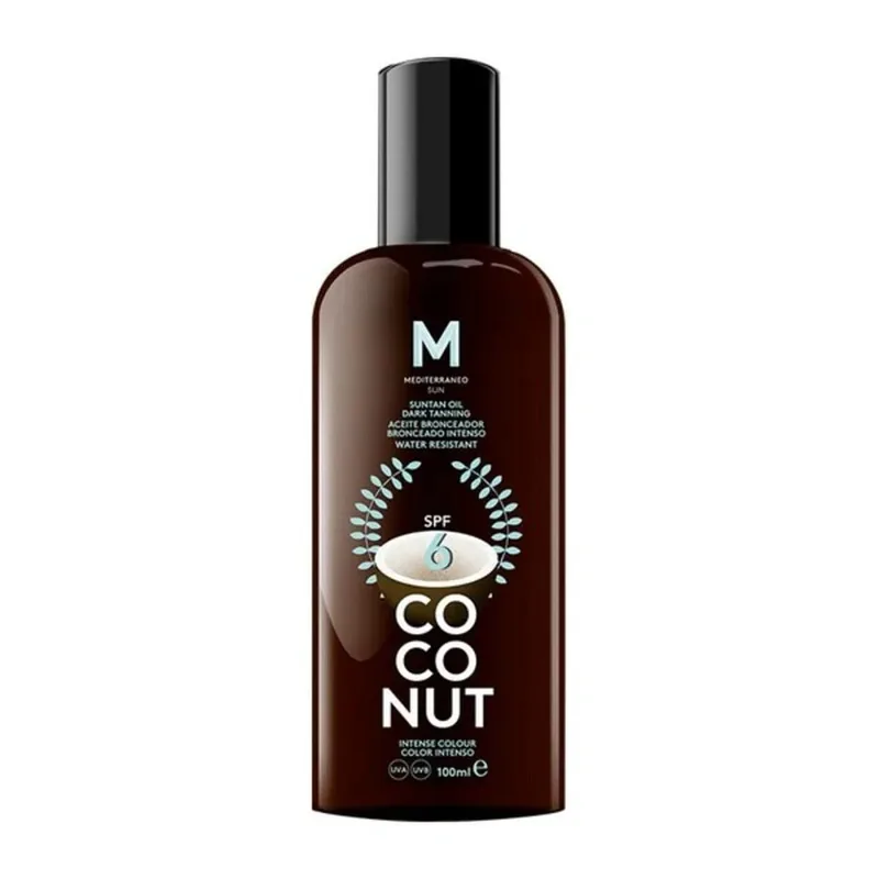 Mediterraneo Sun - Coconut Suntan Oil SPF6 Dark Tanning (100ml)