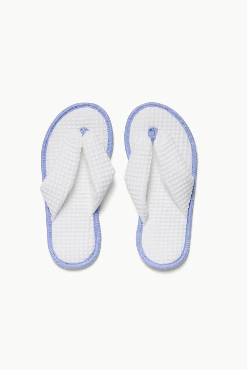 Coincasa παντόφλες μπάνιου με waffle σχέδιο S/M - 006815684 Λευκό
