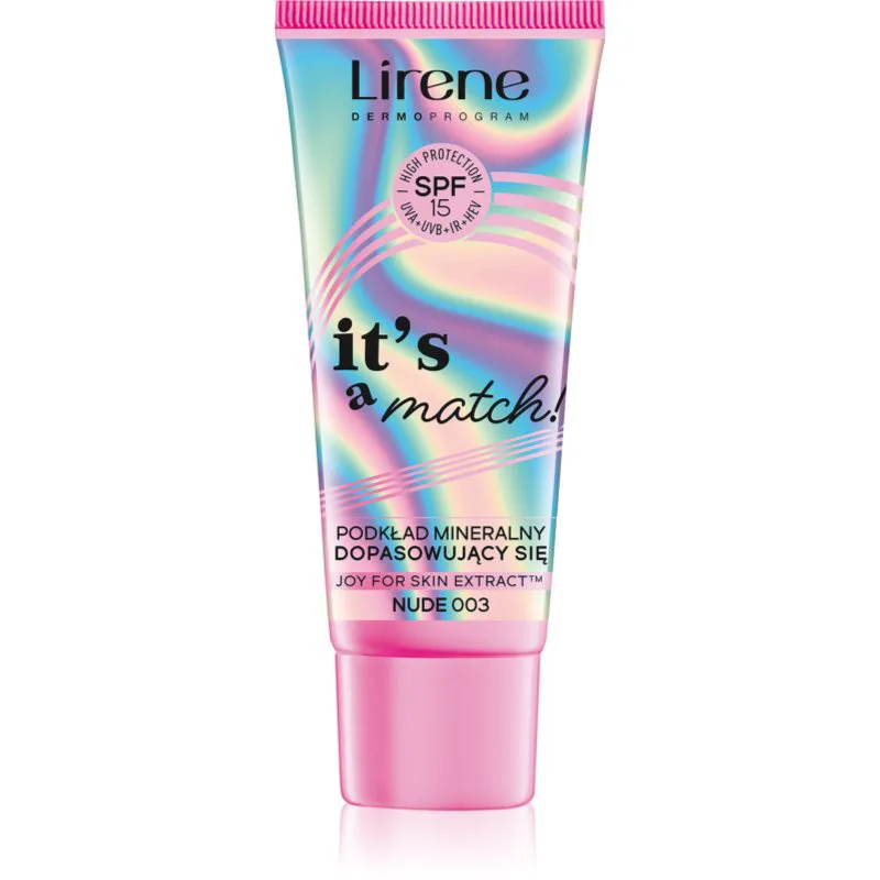 Lirene Mineral μεταλλική κρέμα τόνωσης για κανονική εως μικτή επιδερμίδα SPF 15 nude 30 ml