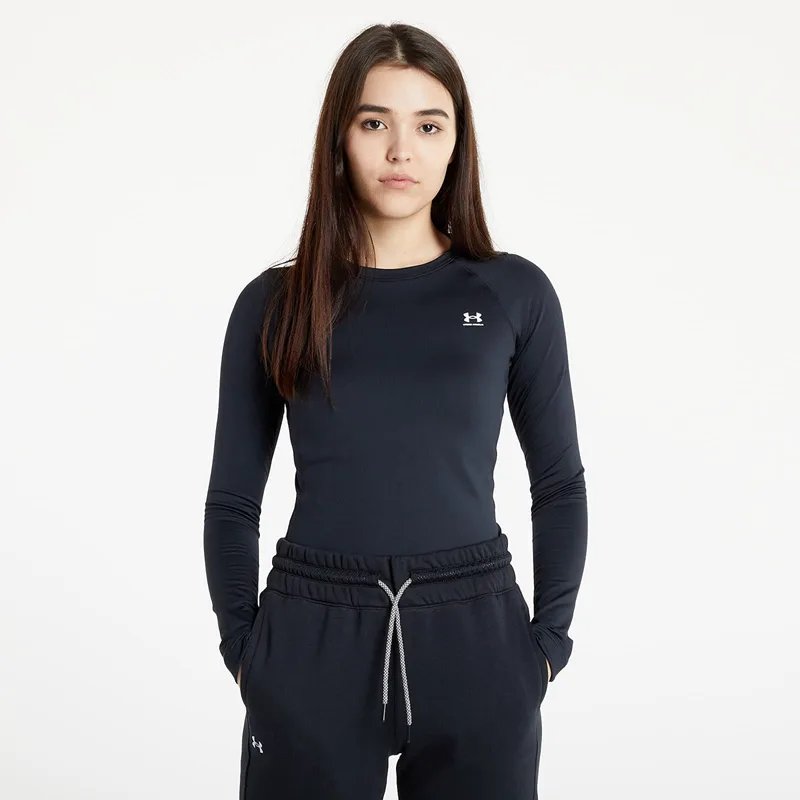 T-shirt Under Armour Authentics Crew Black/ White XXL