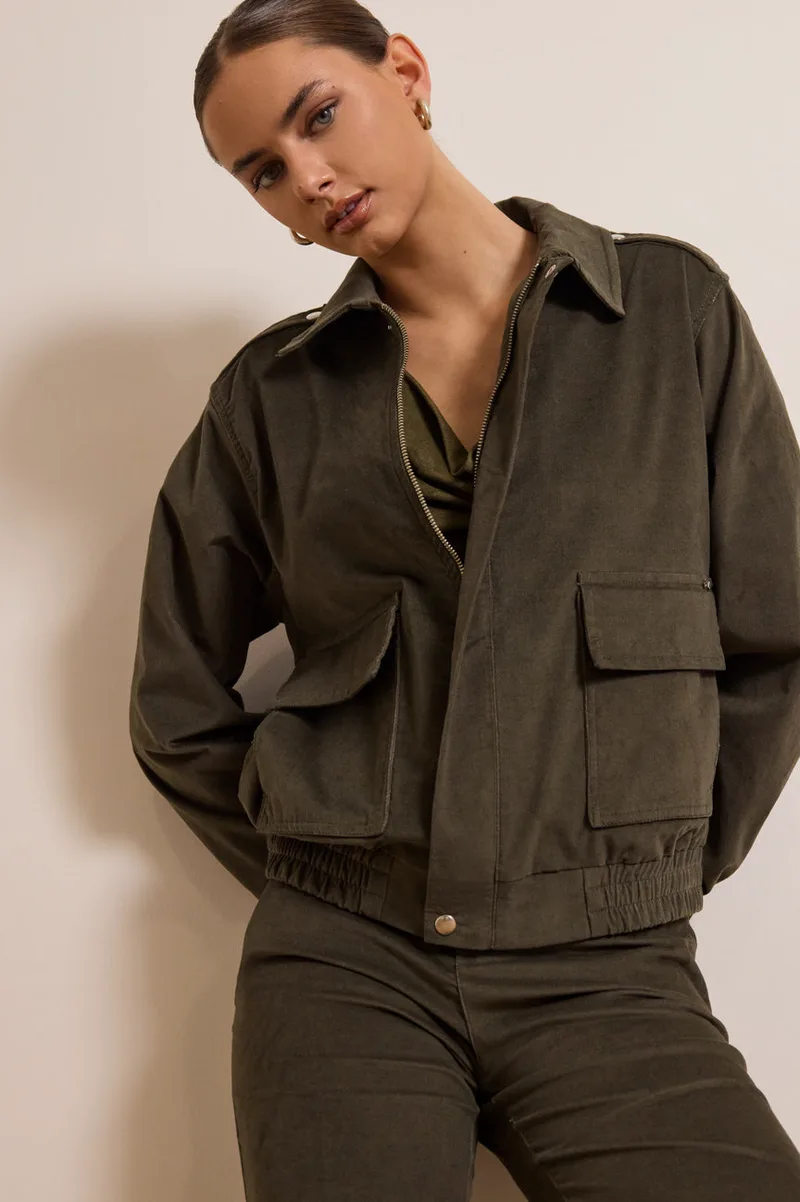 Enzzo Jacket Jacklyn - Χακί
