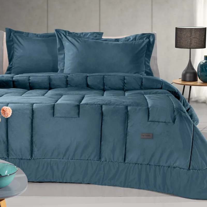 Πάπλωμα Υπέρδιπλο 220X240 Guy Laroche Scarlett Blue (220x240)