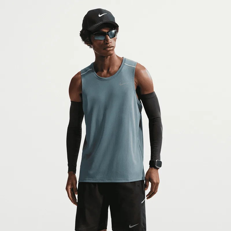 Nike Miler Ανδρικό Αμάνικο T-Shirt (9000257666_91039)