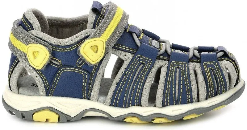 ΠΑΠΟΥΤΣΟΠΕΔΙΛΑ KICKERS KAWA 558542 ΣΚΟΥΡΟ ΜΠΛΕ/ΚΙΤΡΙΝΟ (EU:33)