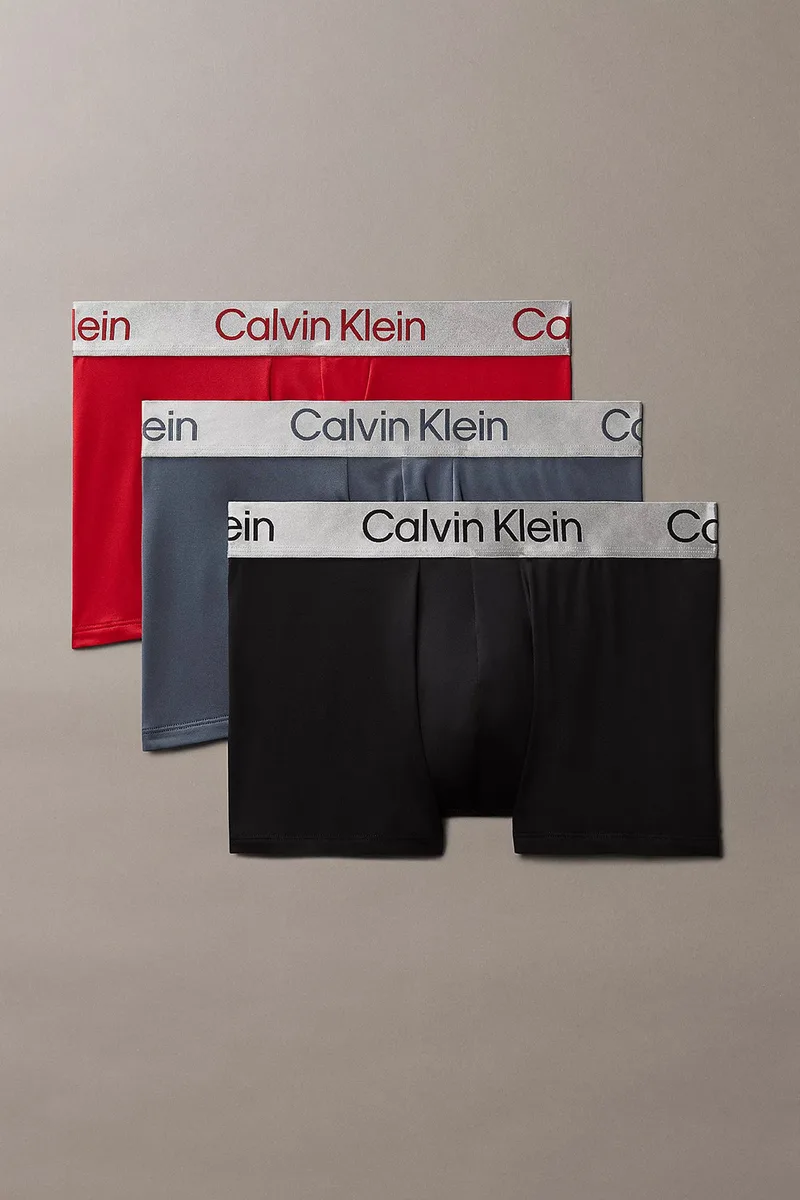 Calvin Klein ανδρικά μποξεράκια από πολυέστερ ύφασμα-Micro Stretch (Συσκ. 3τμχ)-LV00NB4269-0GU