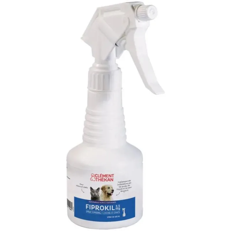 Clement-Thekan Fiprokil Anti-flea Spray Anti-tick for Dogs and Cats 500ml
