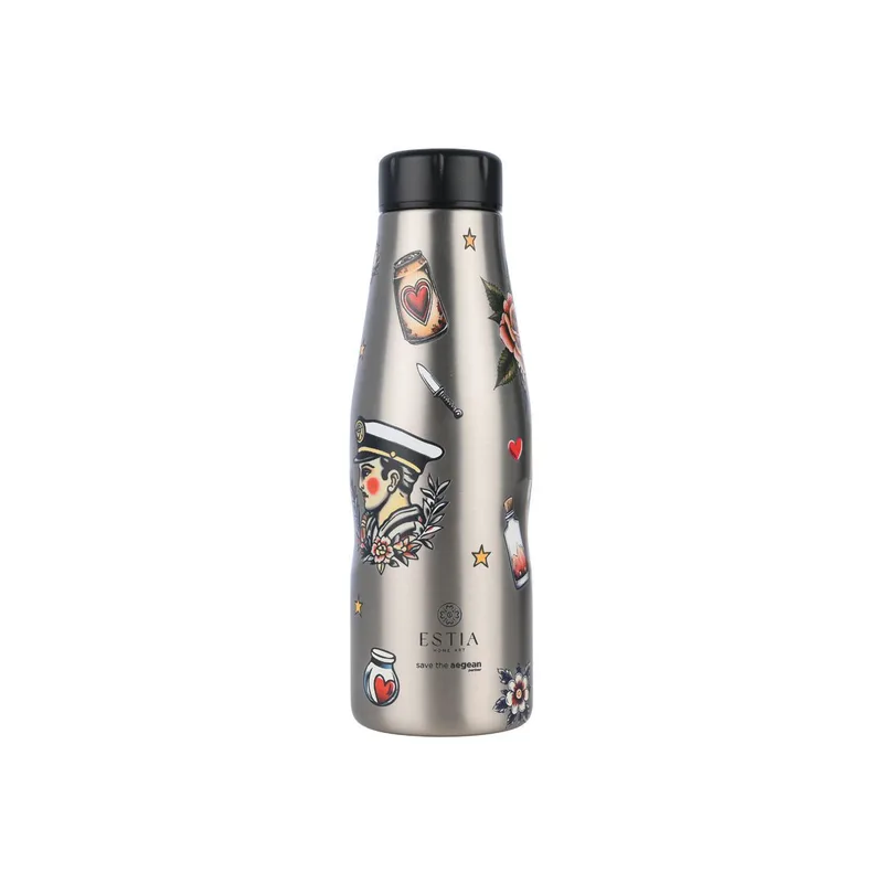 Μπουκάλι θερμός 500ml Estia Save the Aegean - Old School Ink