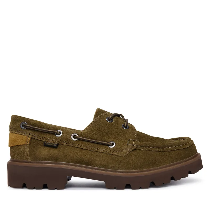 Κλειστά παπούτσια Clarks Cleyhill Boat 26327952 Πράσινο