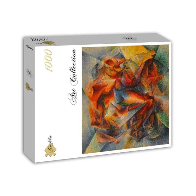 Grafika-T-02219-Umberto Boccioni: Dinamismo di un ciclista è un dipinto, 1913-Puzzle 1000 pieces