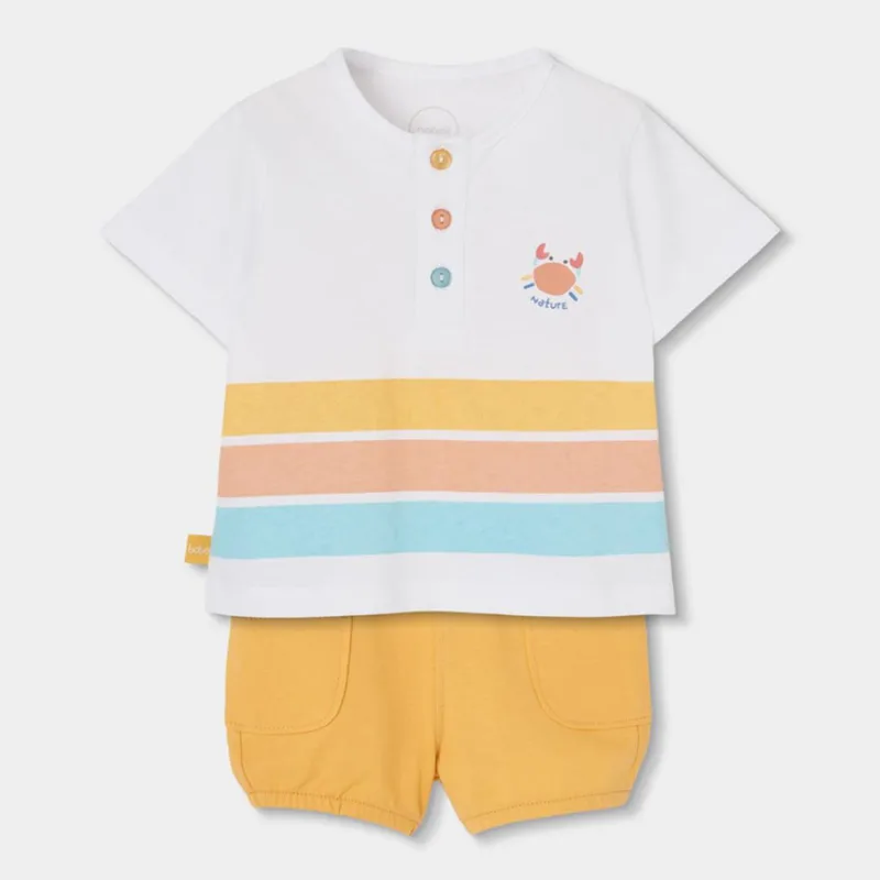 Σετ μακό μπεμπέ αγόρι Boboli-243087-1100-White