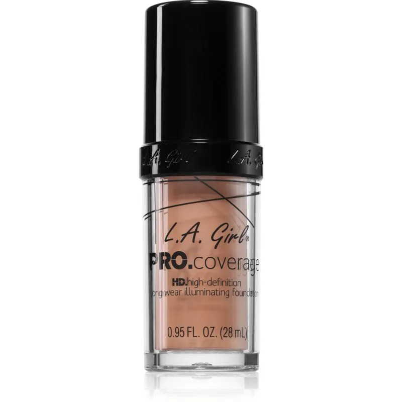 L.A. Girl Cosmetics PRO. Coverage λαμπρυντικό ρευστό μεικ απ απόχρωση Porcelain 28 ml